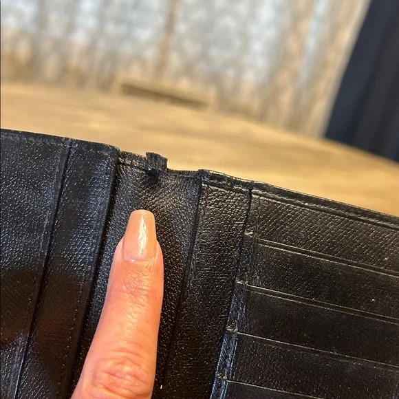 108. CHANEL Black Leather CoCo Button Wallet-COA - Picture 10 of 16